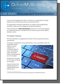 Case Study: Procurement Transformation